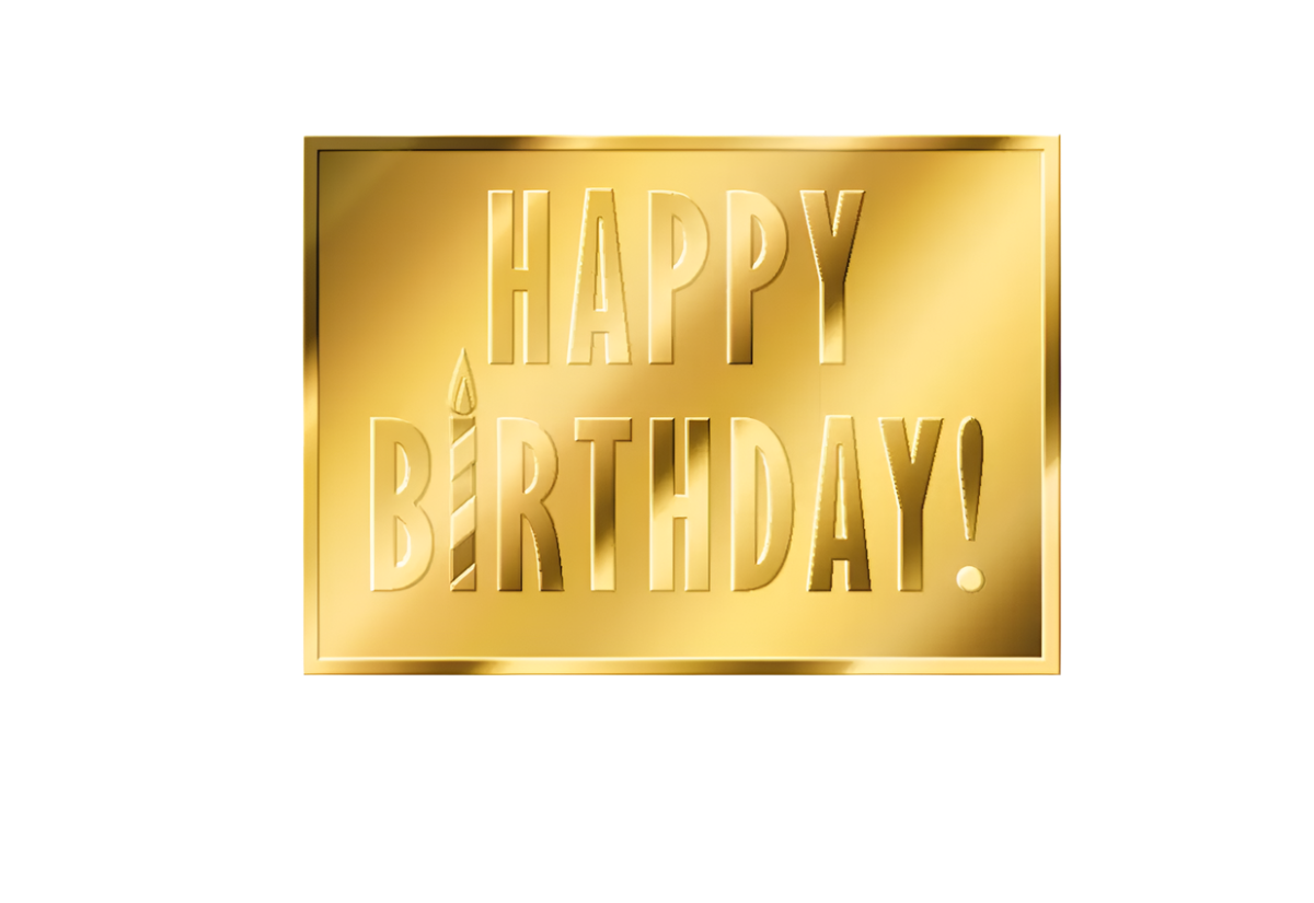 Happy Birthday - Gold Gifts - In Gift Box
