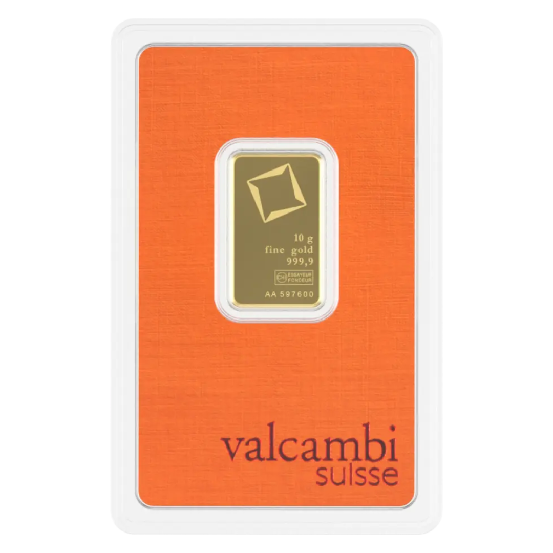 Valcambi 10g Gold Bar