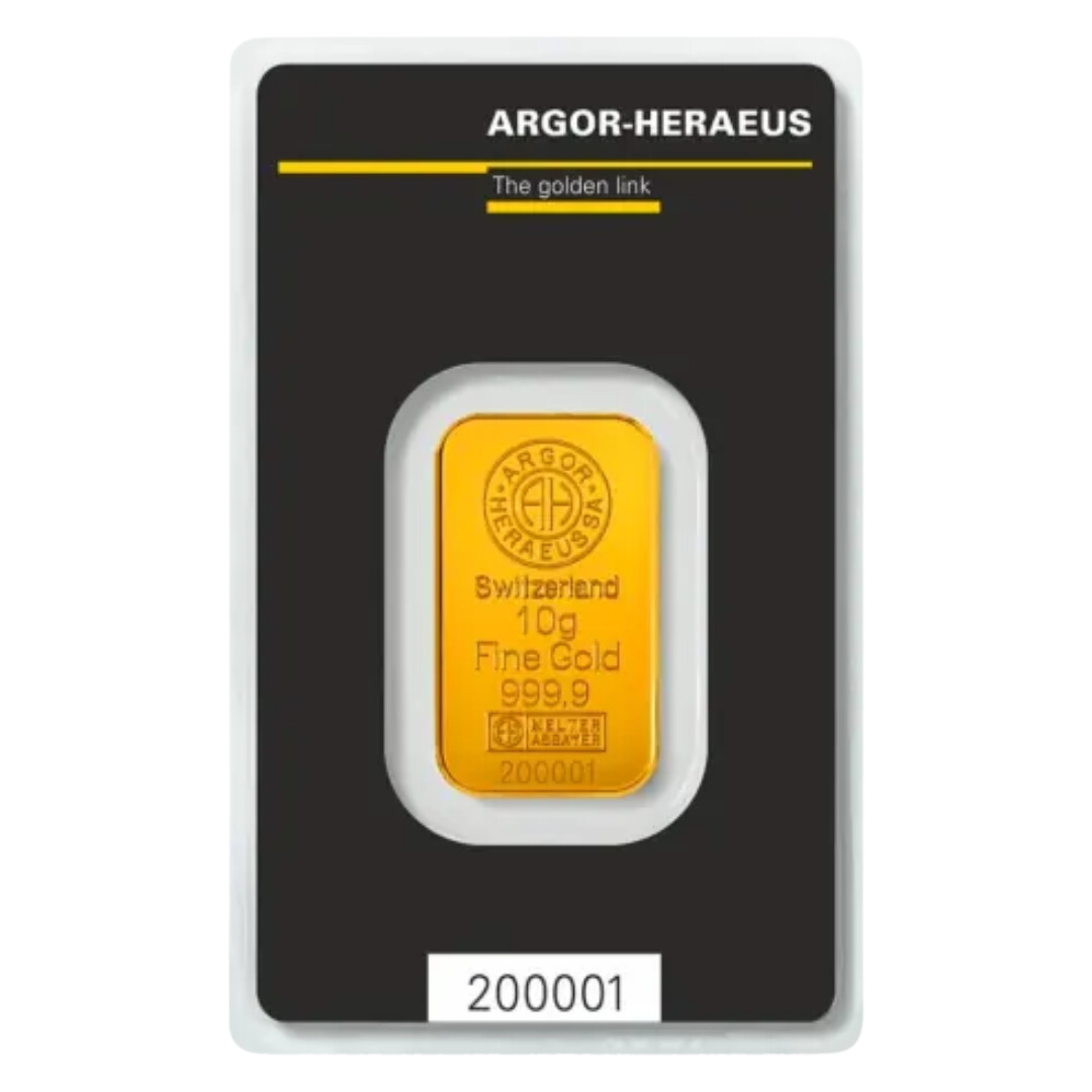 Argor-Heraeus 10g Gold Bar