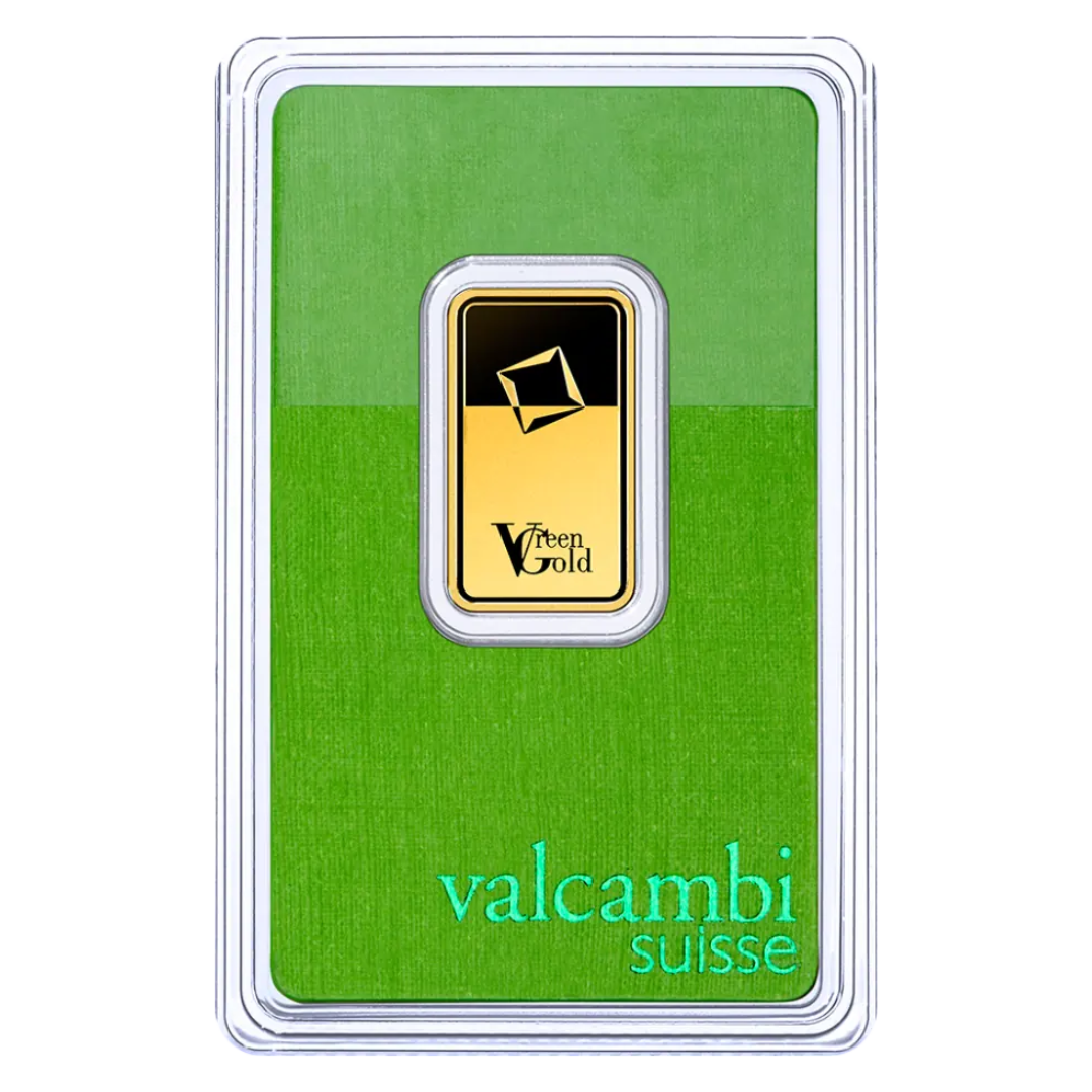 Valcambi Green 10g Gold Bar