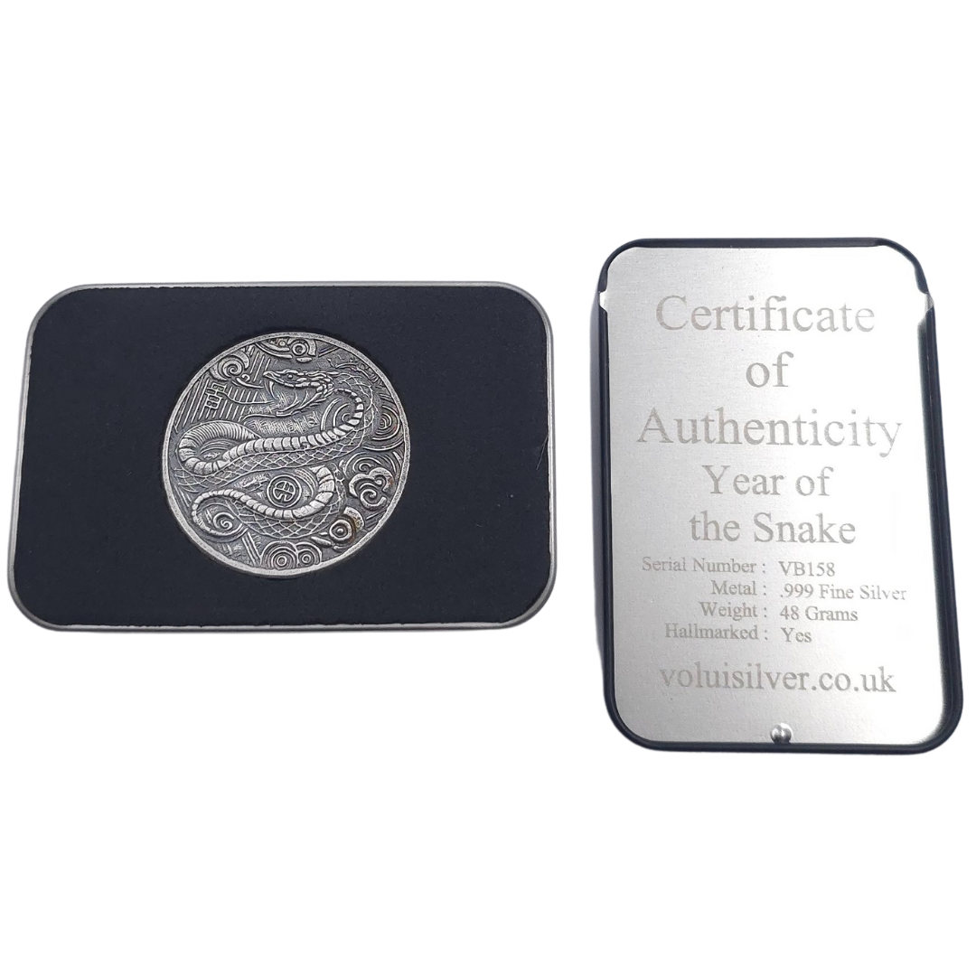 Volui Silver - Year of the Snake 48g Silver Round