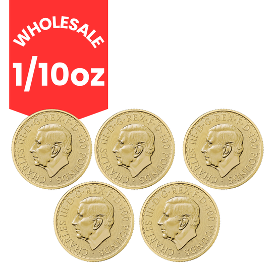 1/10th oz Gold Britannia (Stores)