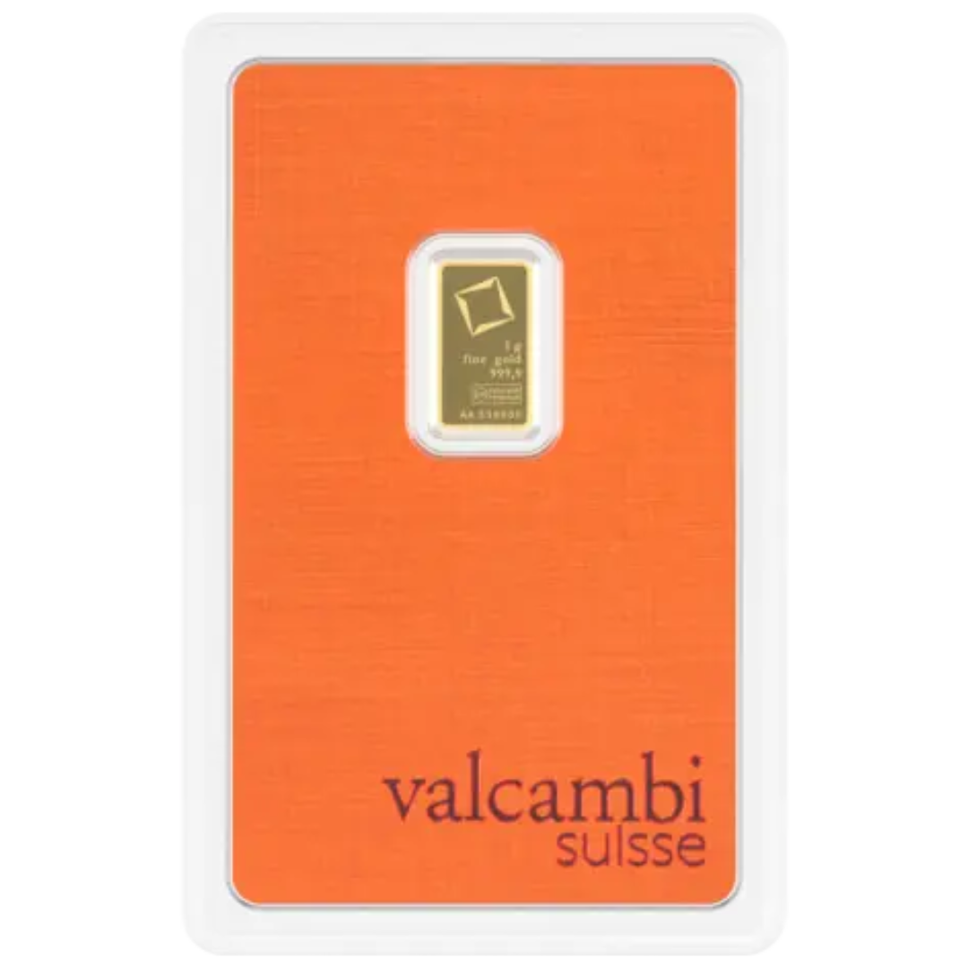 1g Valcambi Orange Gold Bar