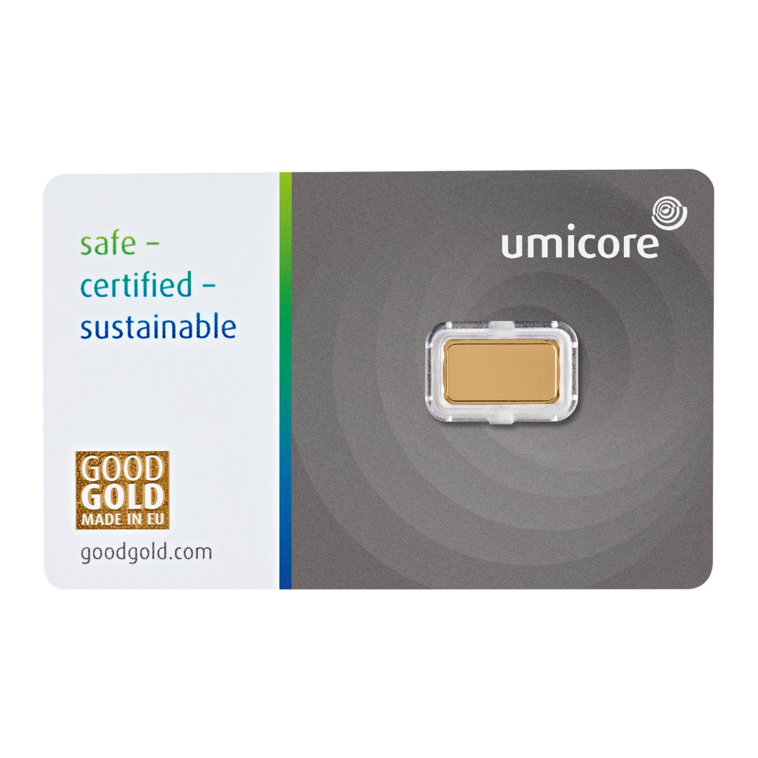 Umicore 1g Gold Bar