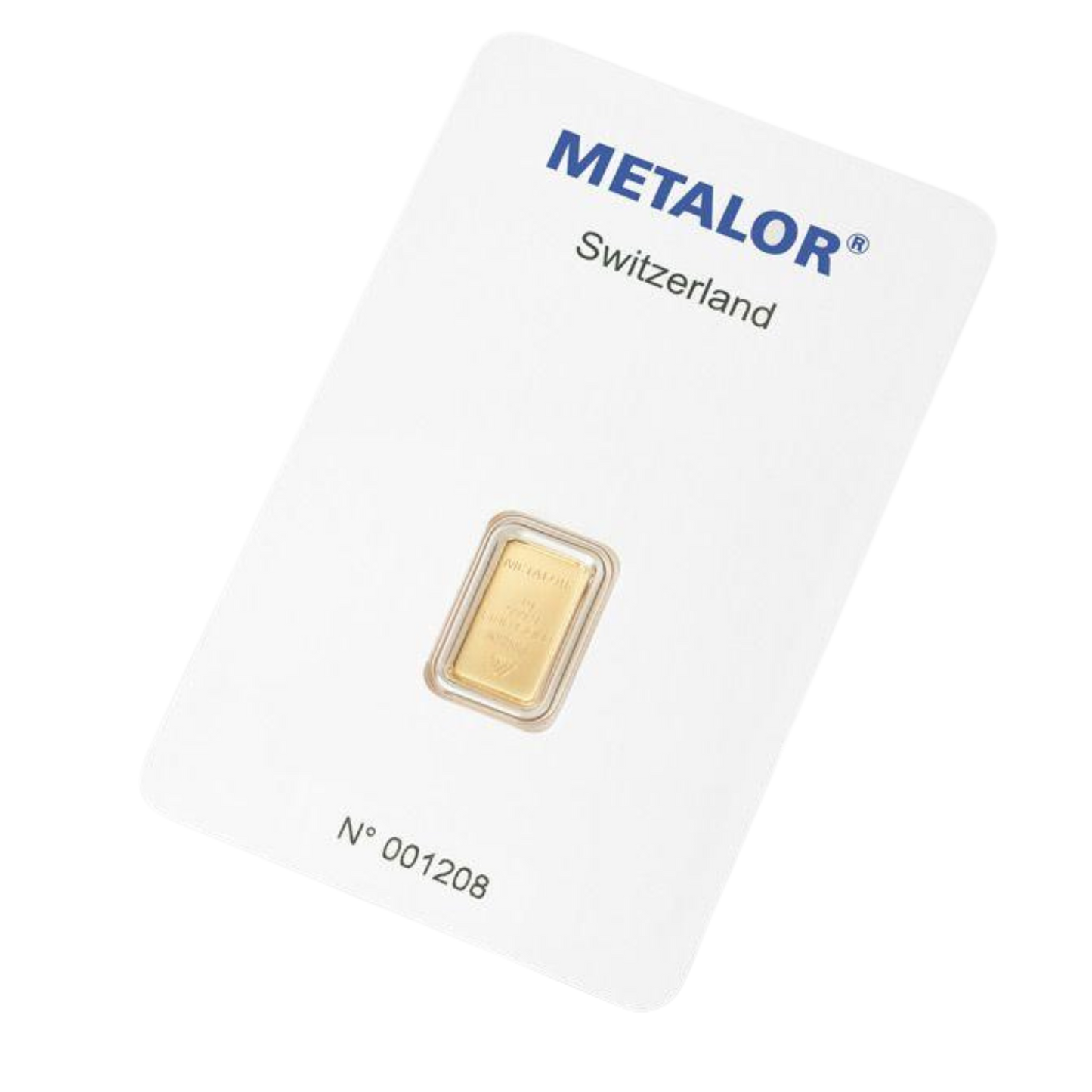 Metalor 1g Gold Bar