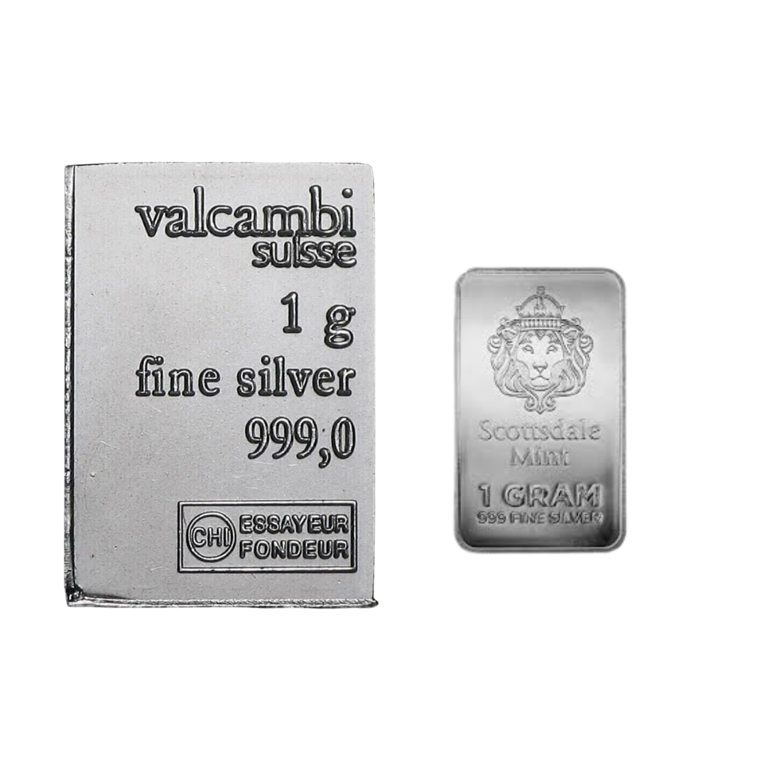 1g Silver Bar - Best Value