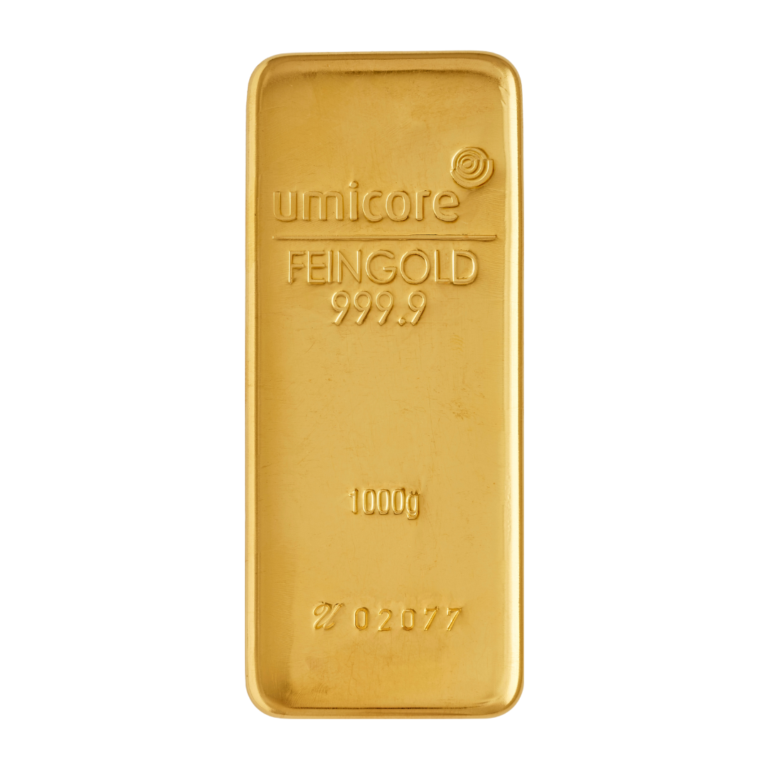 Umicore 1kg Gold Bar