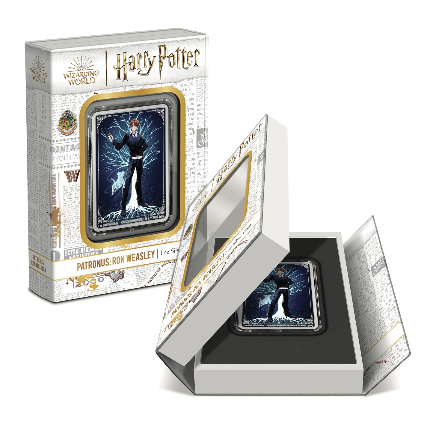 Warner - Patronus: Ron Weasley 1oz Silver Coin