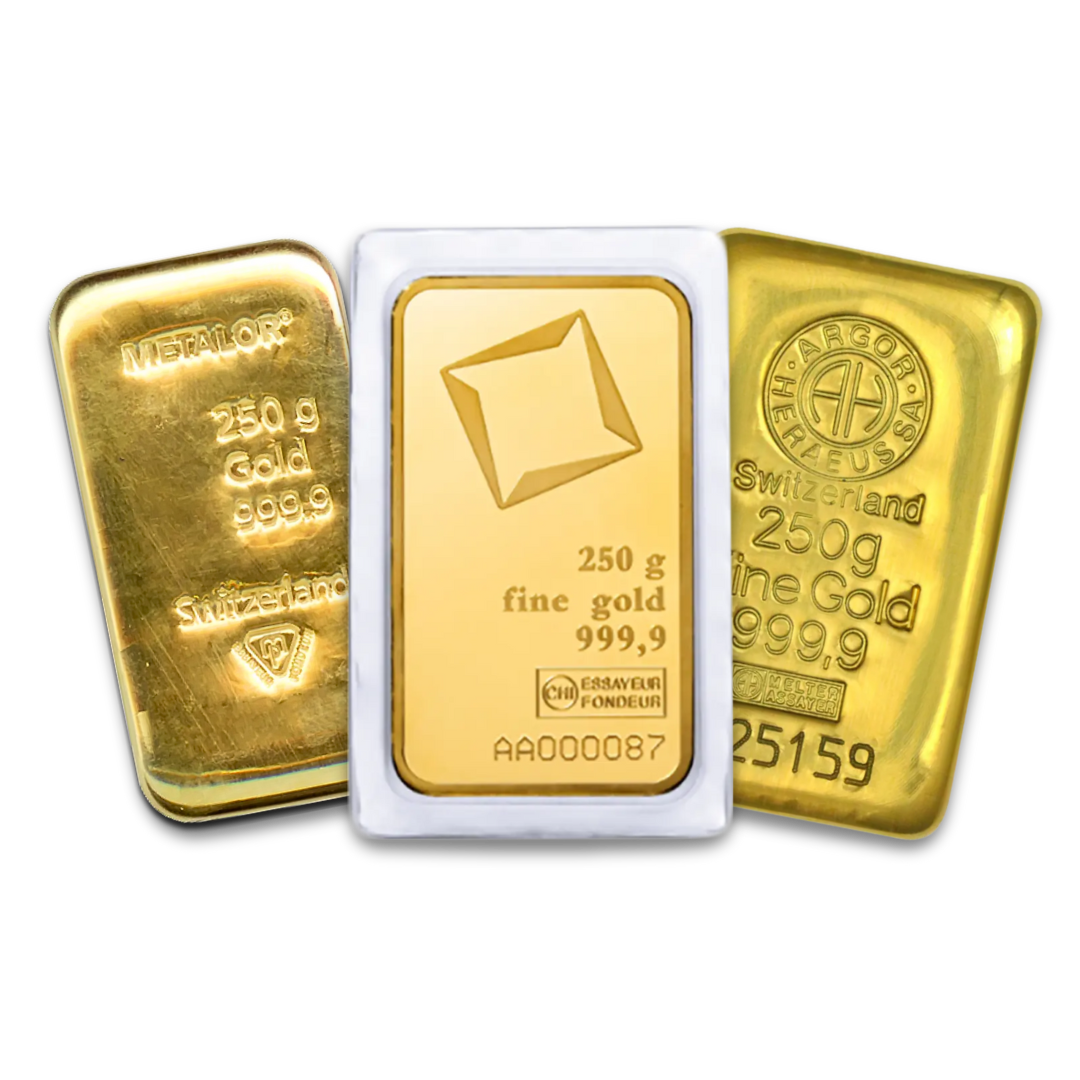 250g Gold Bar (Best Value)