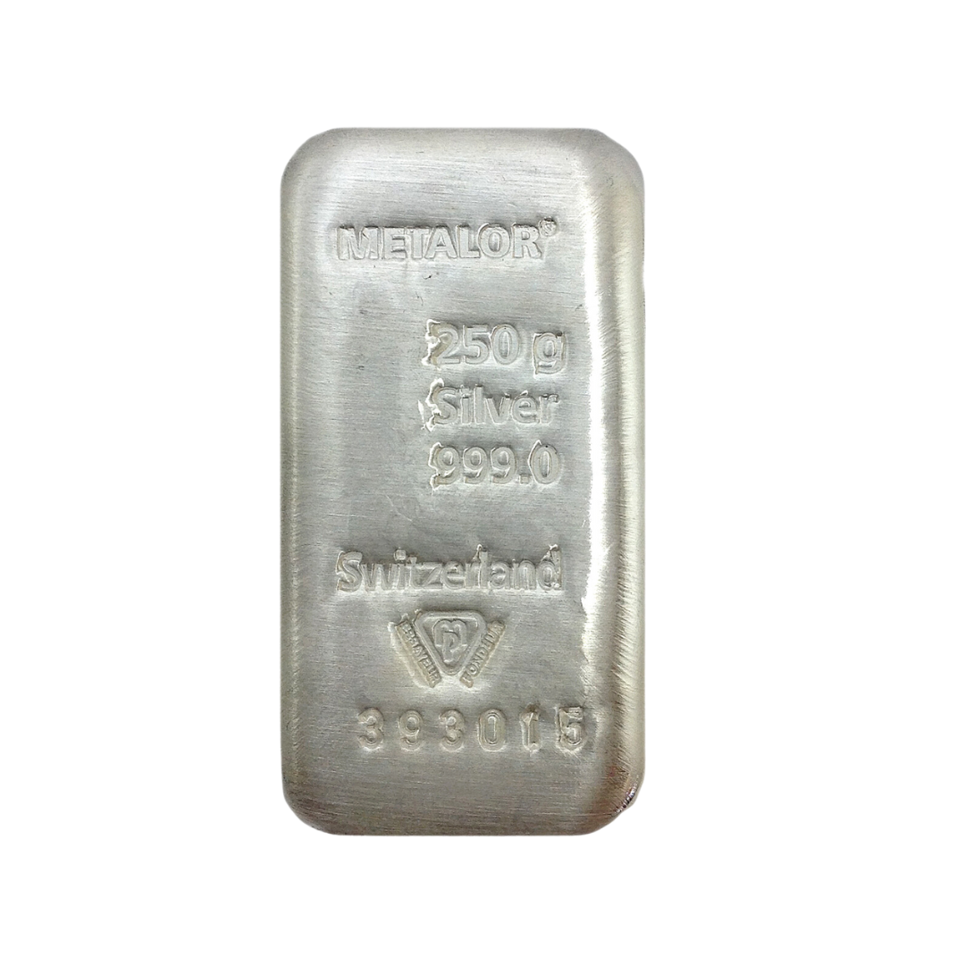 250g Silver Bar Metalor