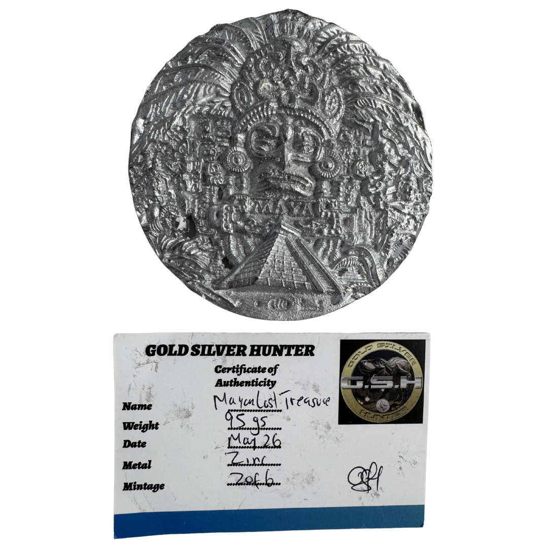 Mayan Zinc Medallion 2/6 - GSH