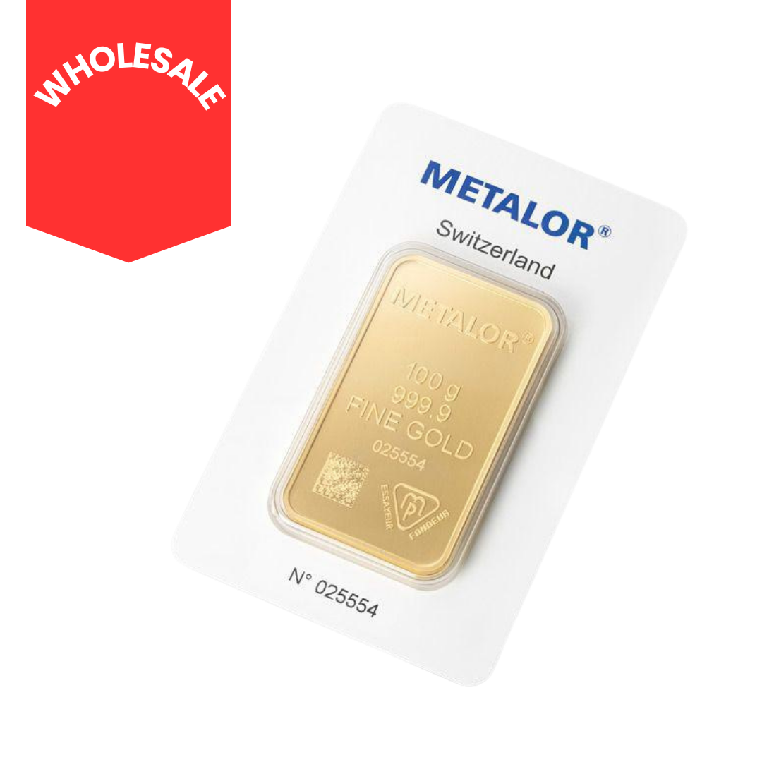 Metalor 100g Gold Bar (Stores)
