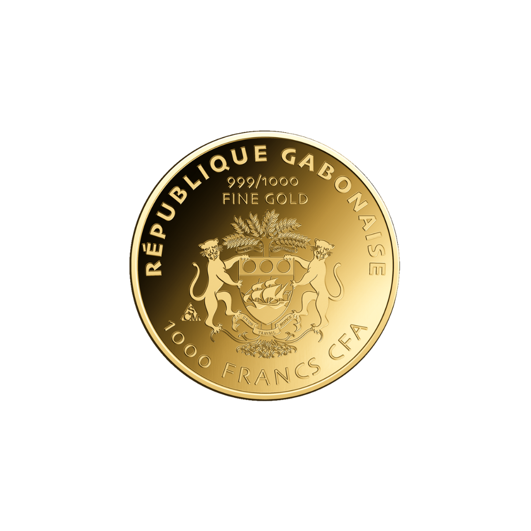 Universe Milky Way Coin Card - Gold Gift