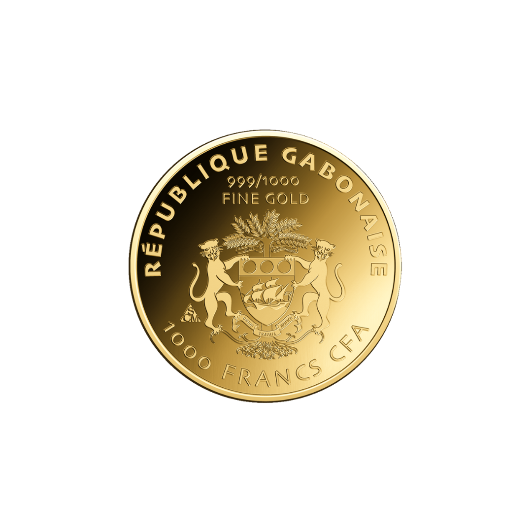 Universe Neutron Star Coin Card - Gold Gift
