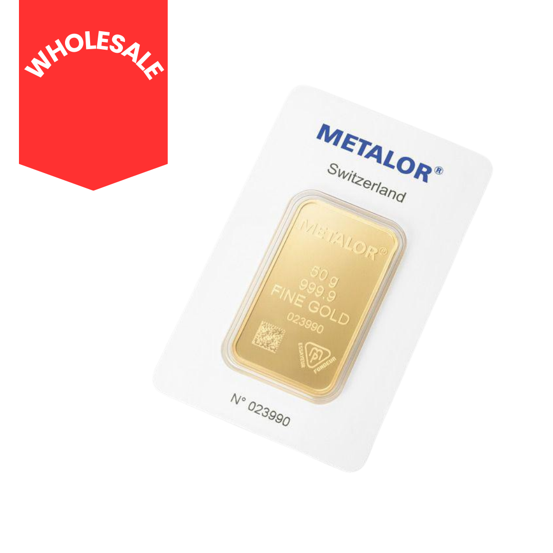 Metalor 50g Gold Bar (Stores)