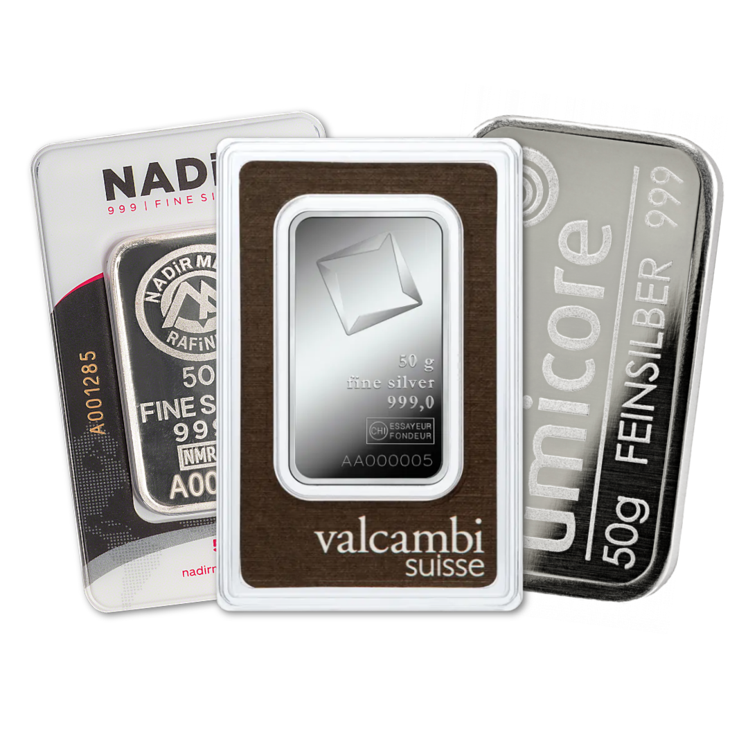 50g Silver Bar (Best Value) - Vat Included