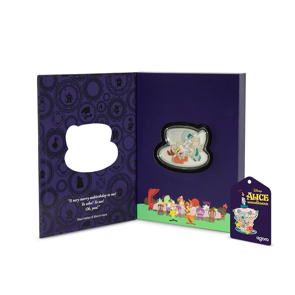 Disney Alice in Wonderland - Mad Hatter's Tea Party 2oz Silver Coin