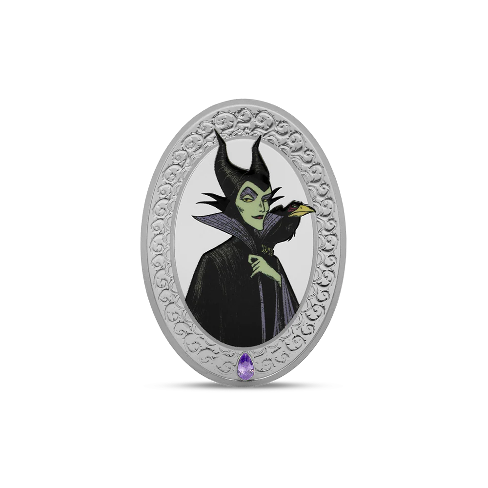 Disney Villains - Maleficent 1oz Silver Coin
