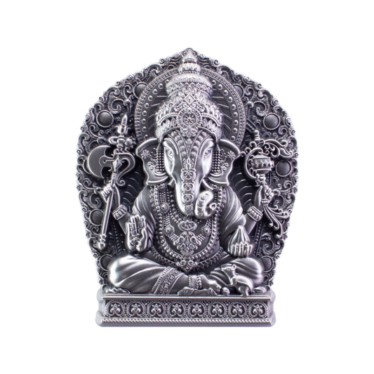 Lord Ganesh Icon: A Precious Silver Tribute to the Divine