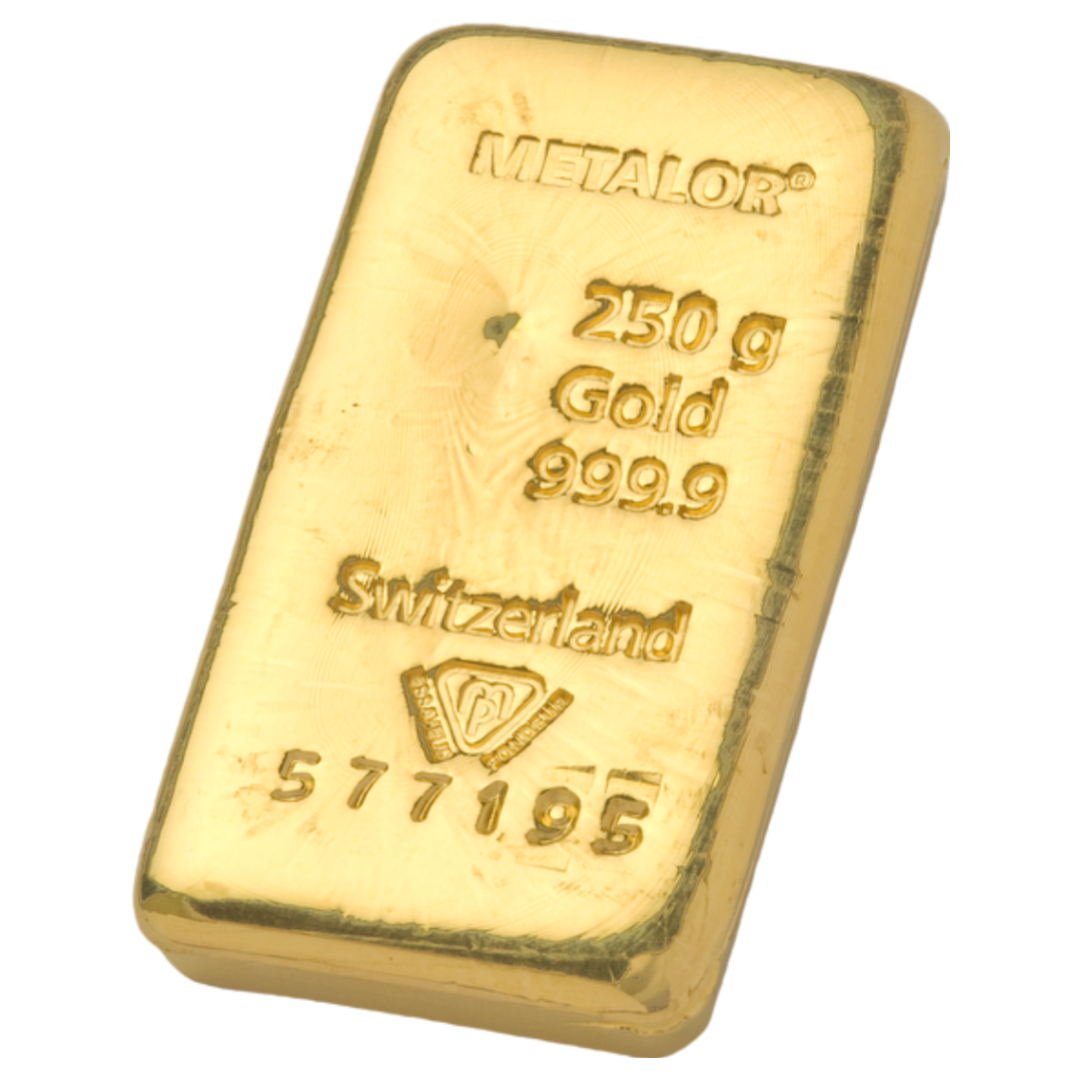 Metalor 250g Gold Bar