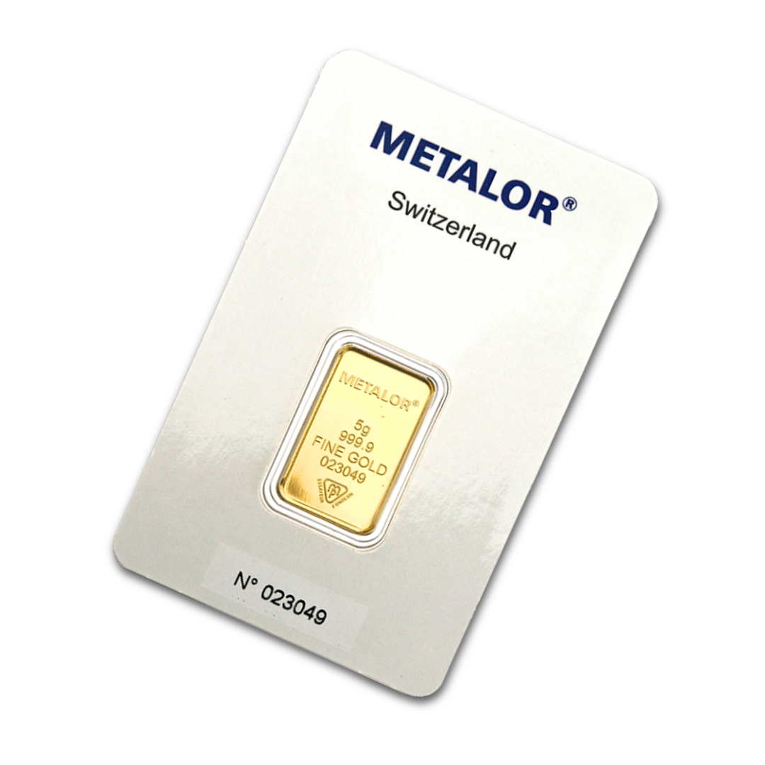 Metalor 5g Gold Bar