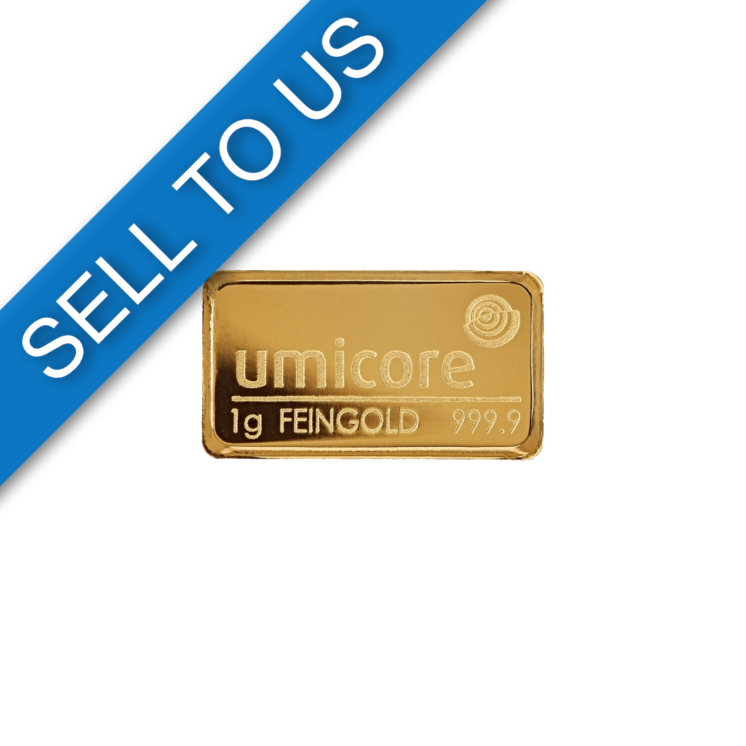 1g Gold Bar