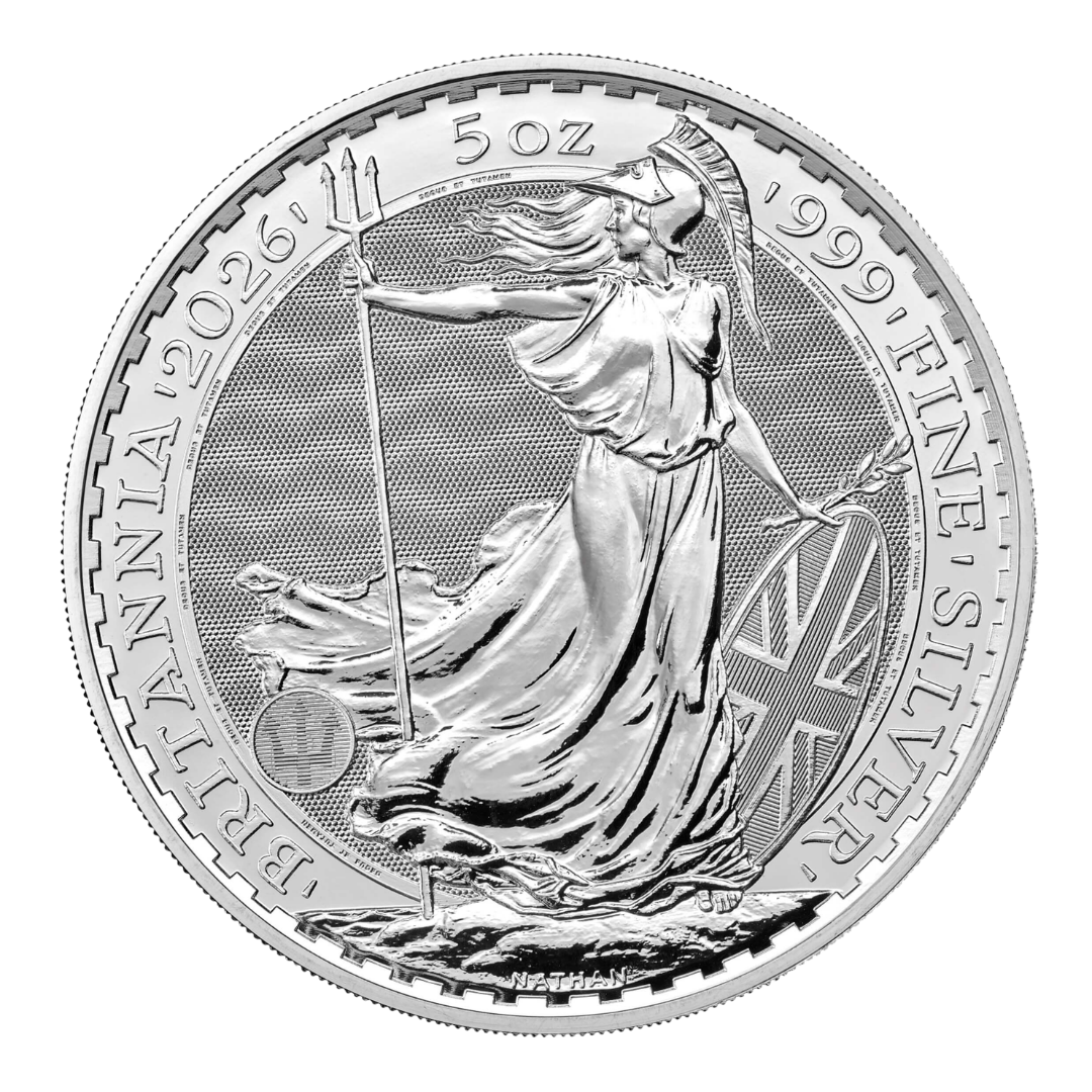 2026 Britannia 5oz Silver Bullion Coin