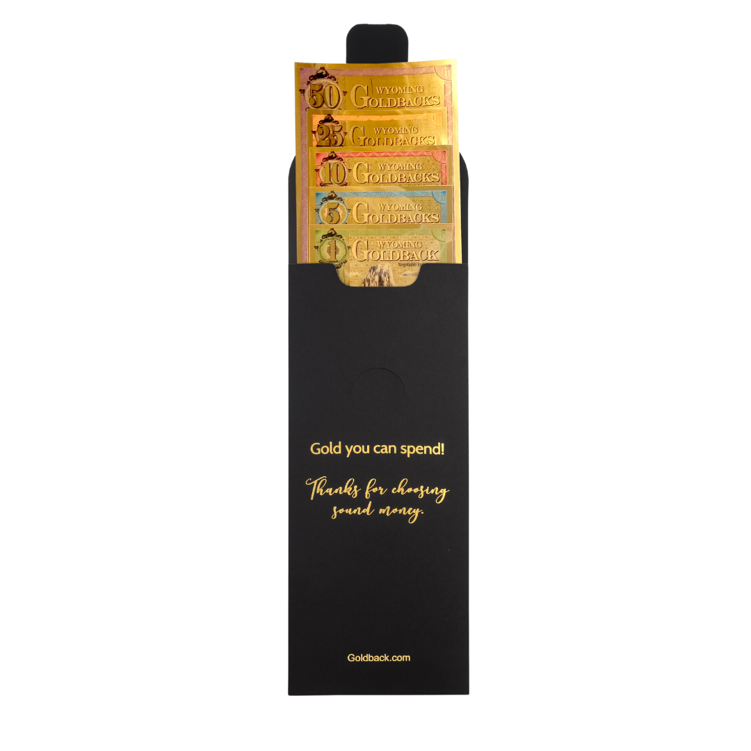 1/2, 1, 2, 5 & 10 Goldback - Florida Bundle (Free Sleeve)