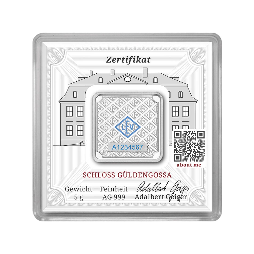 5g Silver Bar Geiger
