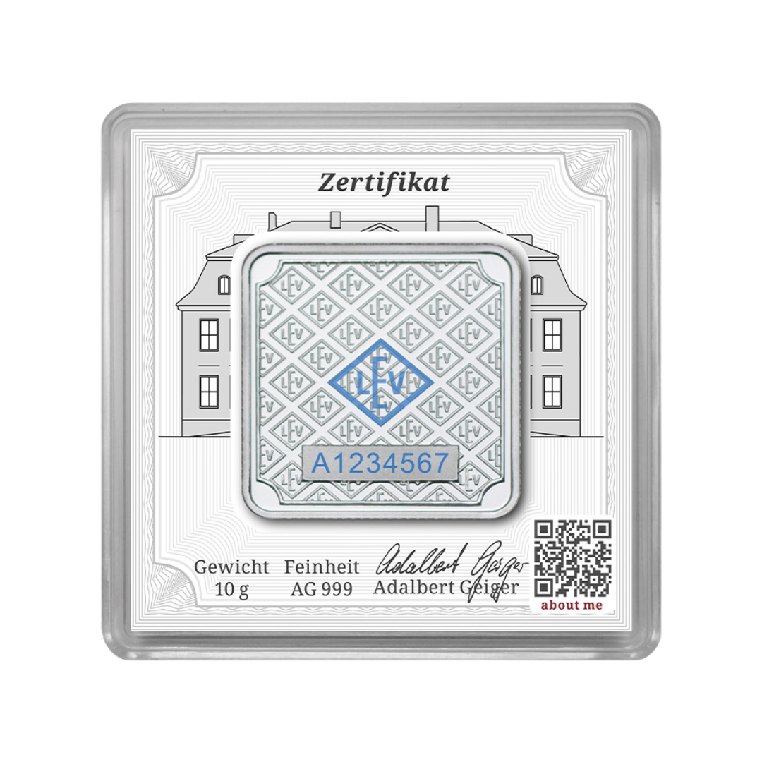 10g Silver Bar Geiger