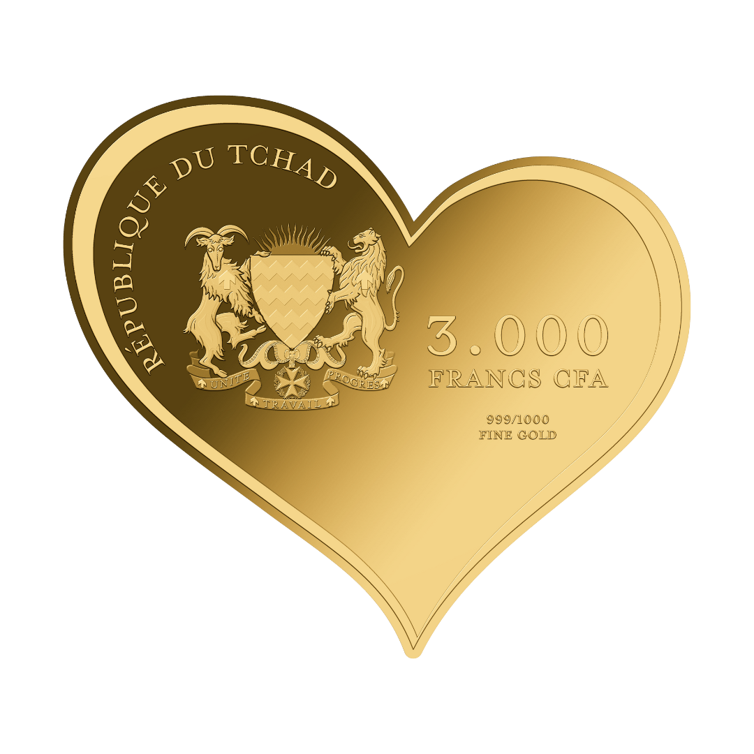 Heart Best Mom - Gold Gift - In Gift Box