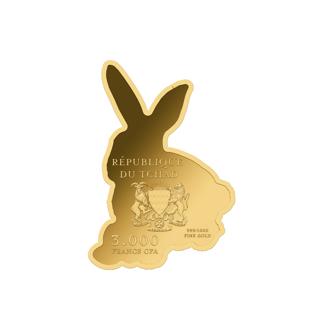 Easter Bunny - Gold Gift - In Gift Box