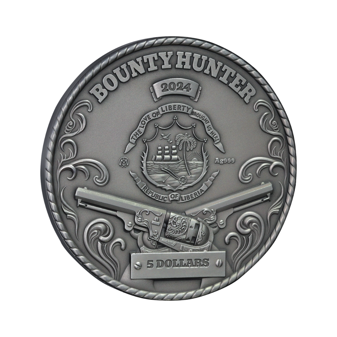2oz Silver Coin 'Bounty Hunter' - Lithuanian Mint