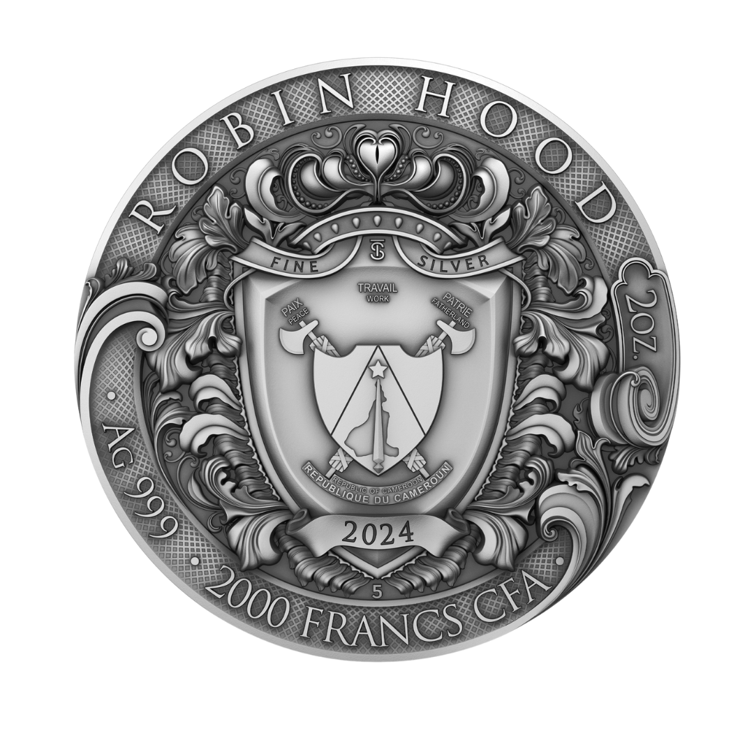 2oz Silver Coin Robin Hood - T&S Coins