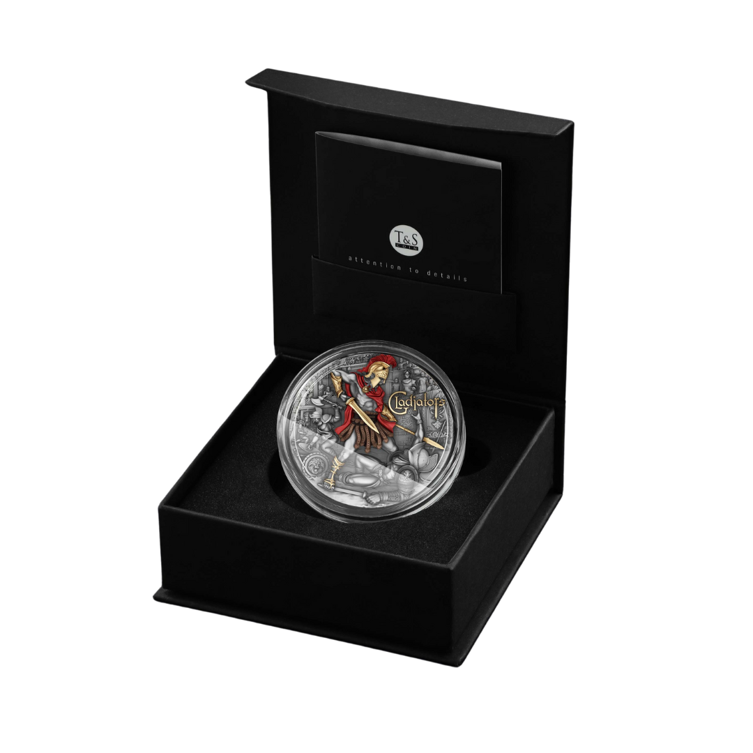 2oz Silver Coin Gladiator - T&S Coins