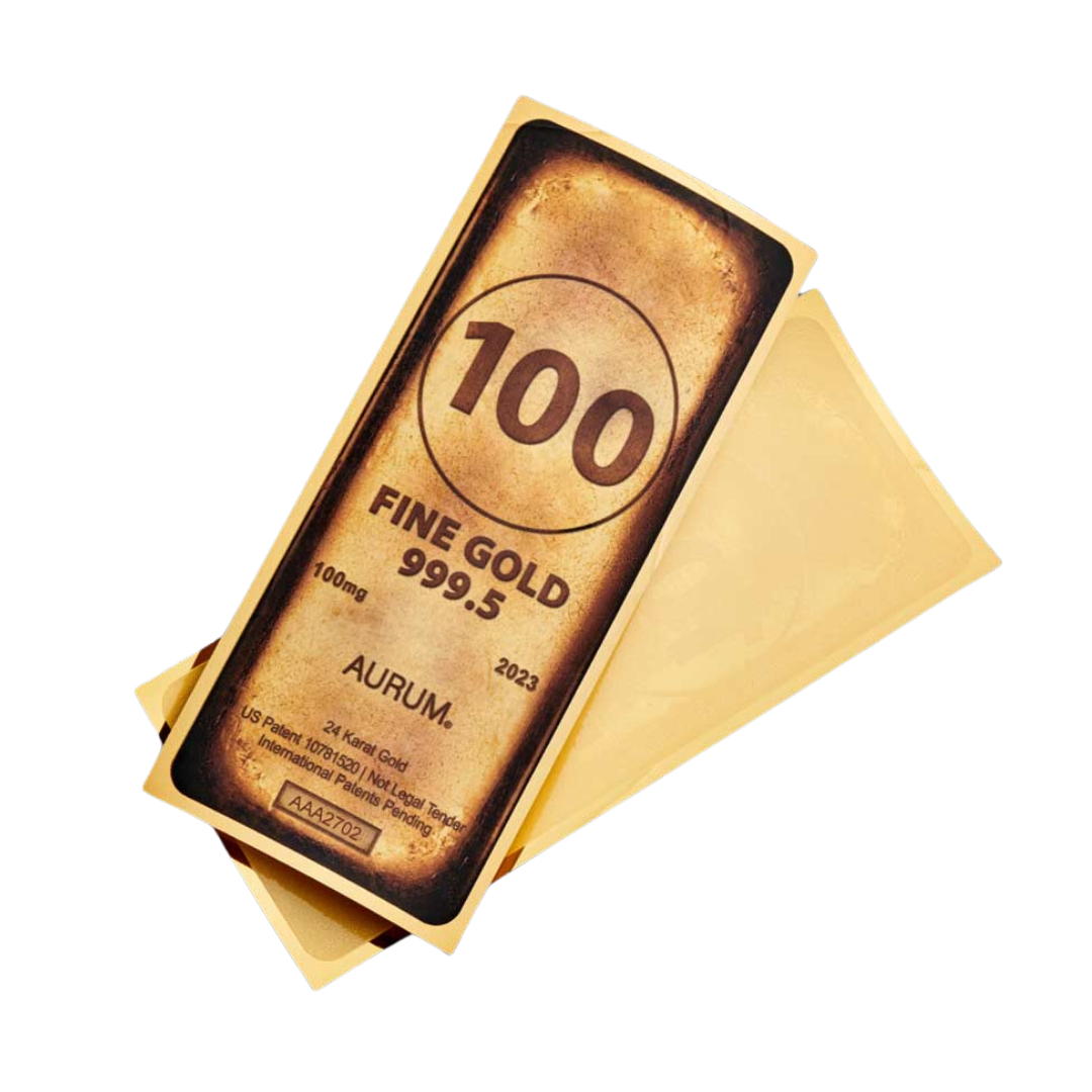 Gold Bar Aurum Gold Note - Random Year