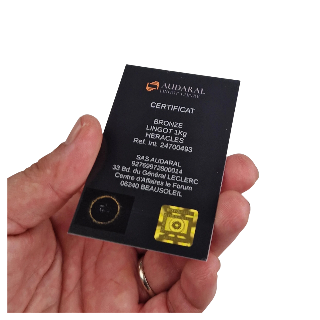 Heracles 1kg Bronze Bar