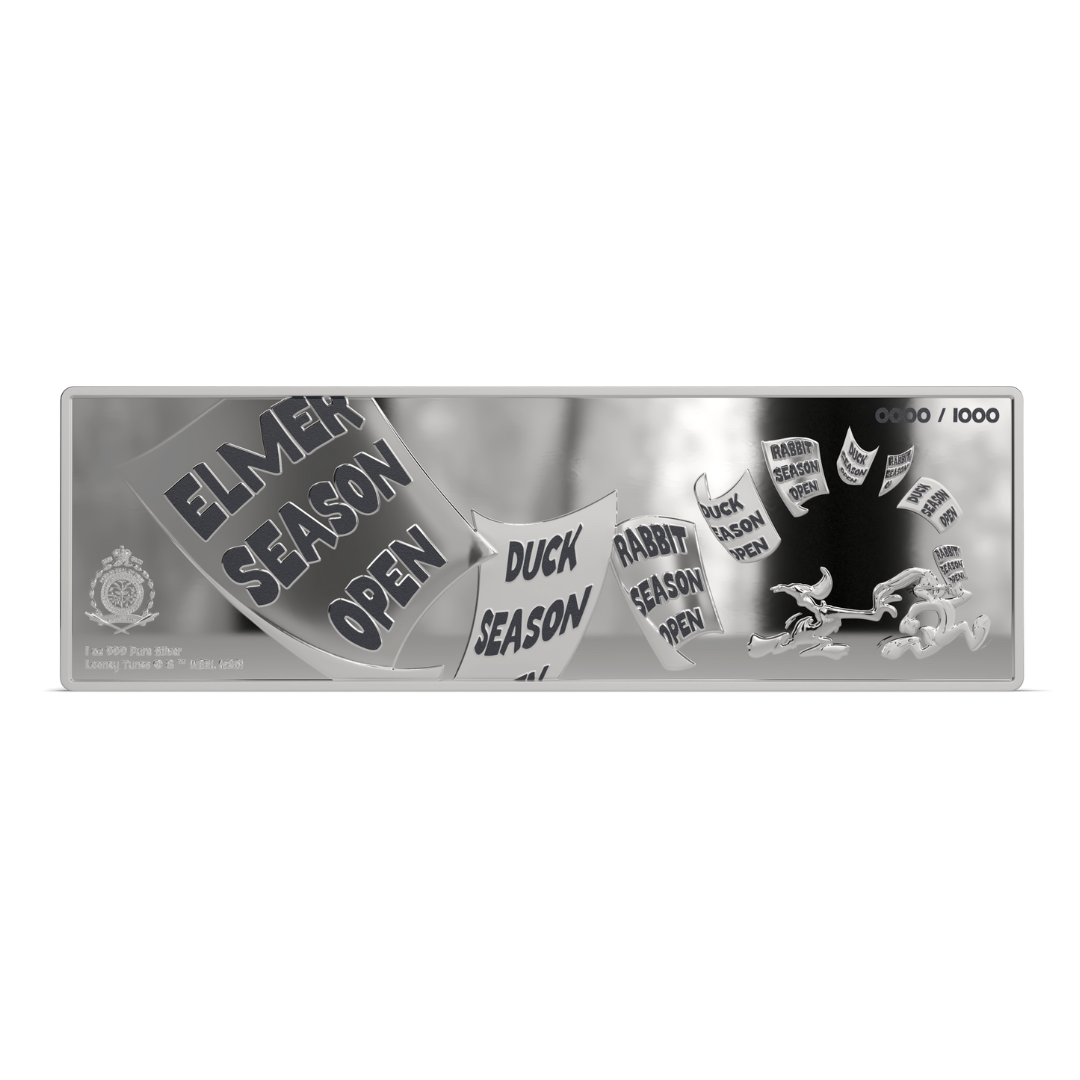 Looney Tunes - Double Trouble - Bugs Bunny 7 Daffy Duck: 4 - 1oz Silver Coin