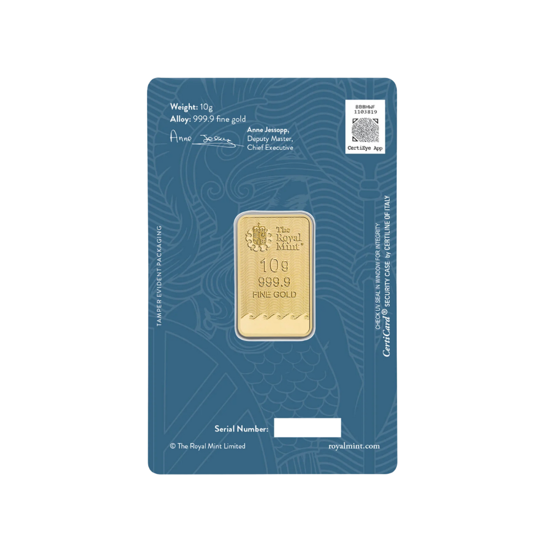 10g Britannia Gold Bar