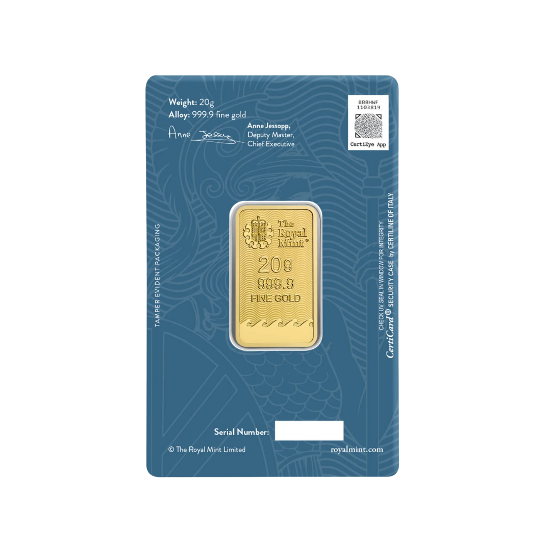 20g Britannia Gold Bar