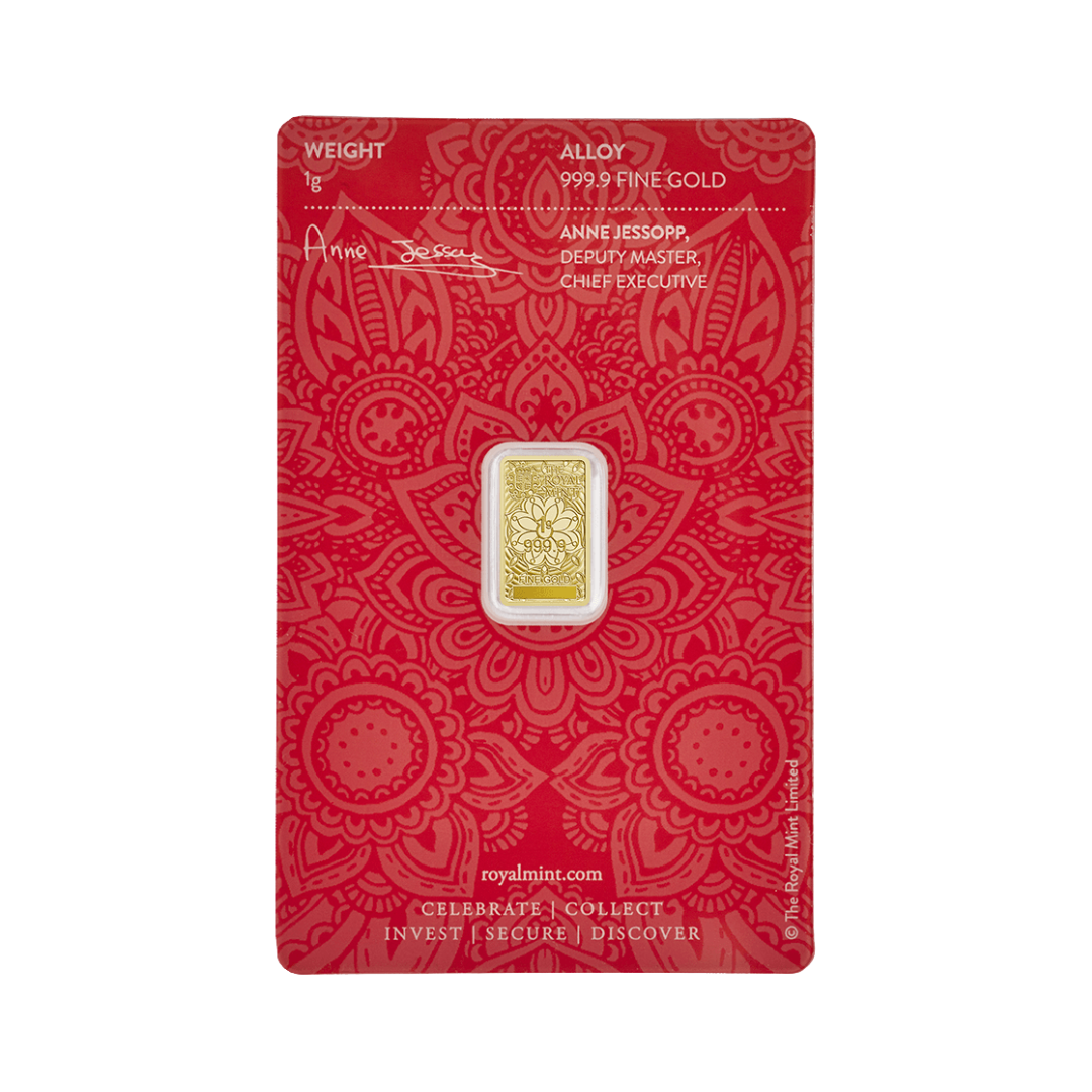 1g Lakshmi Gold Bar