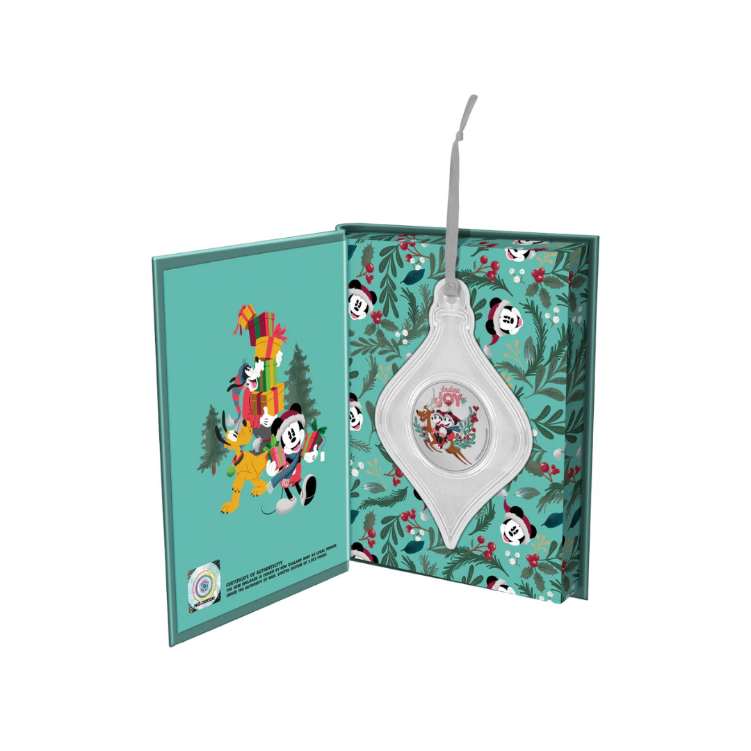 Disney Season's Greetings 1oz Silver Coin 2023