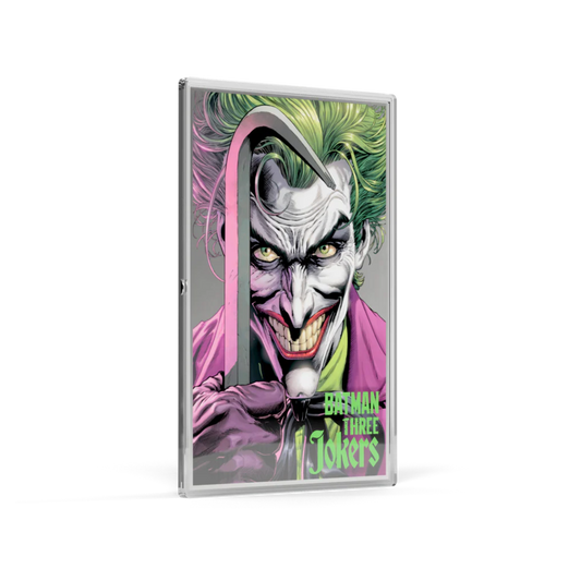 DC - Batman Three Jokers - The Clown 1oz Silver Foil
