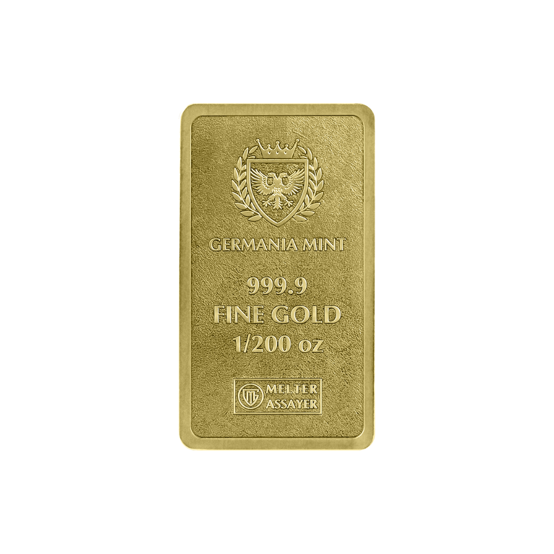Germania Mint 1/200oz Au999.9 Stamped Bar