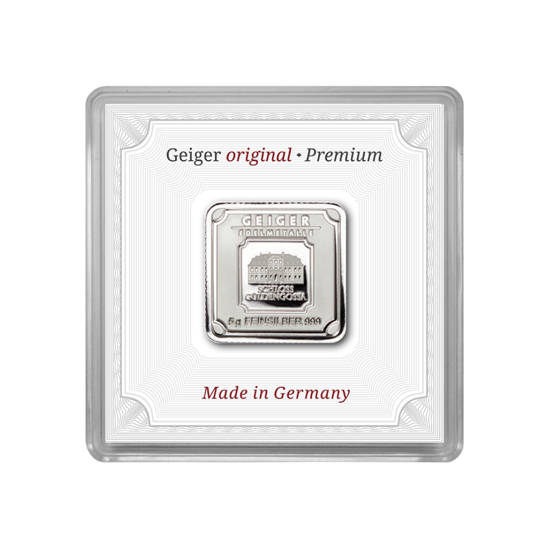 5g Silver Bar Geiger