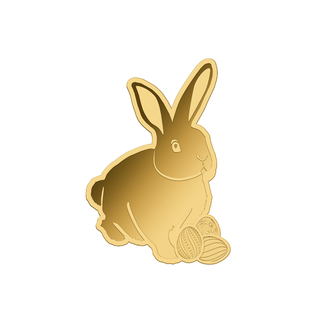Easter Bunny - Gold Gift - In Gift Box