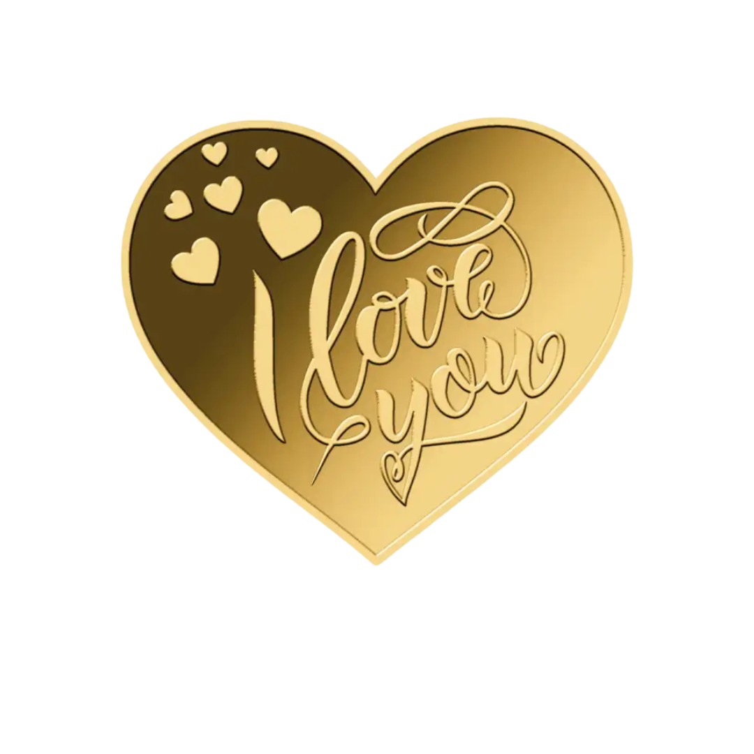 Small Heart I Love You 1/200oz - Gold Gift
