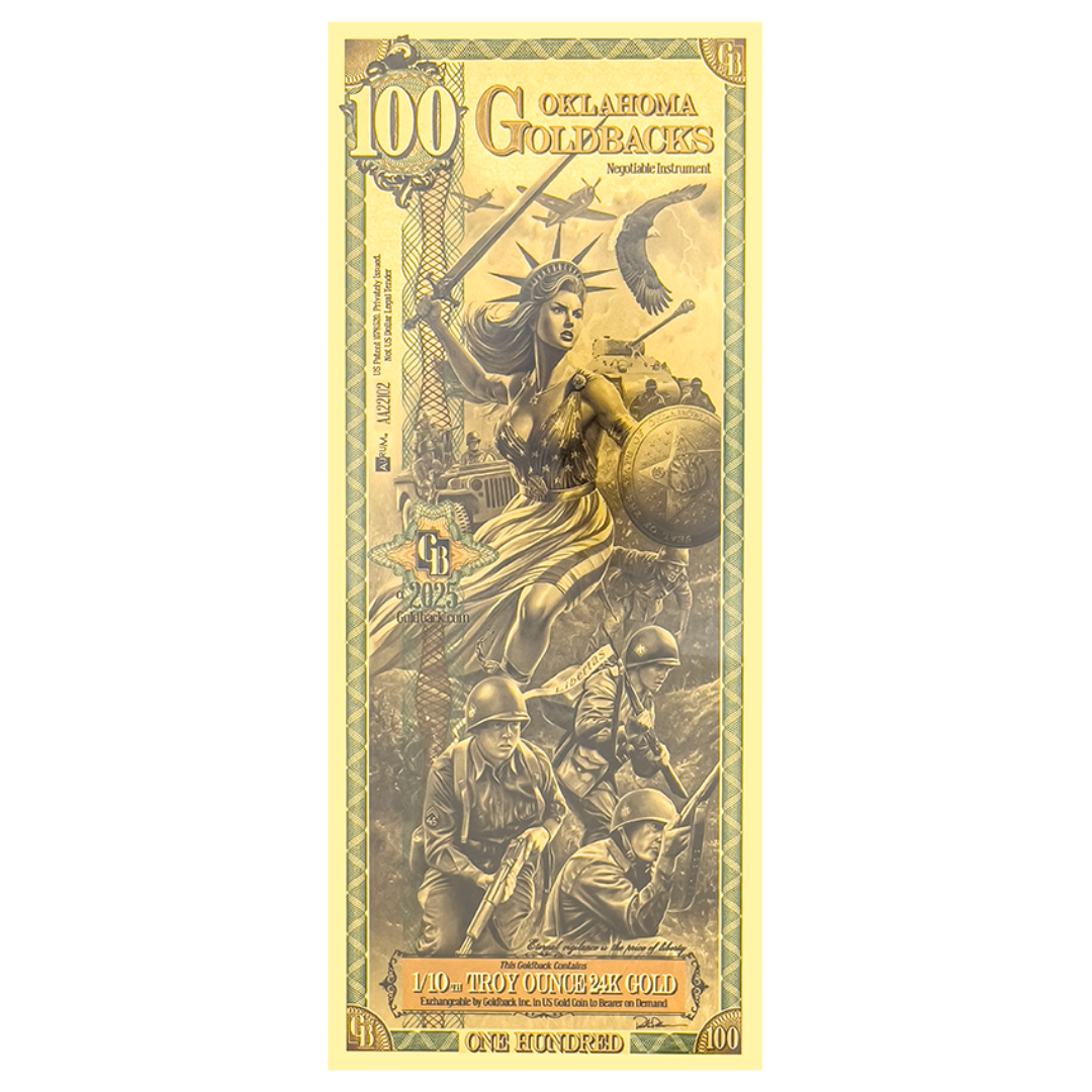 100 Goldback - Oklahoma