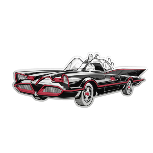 BATMAN™66 - Batmobile 1oz Silver Collectible Coin