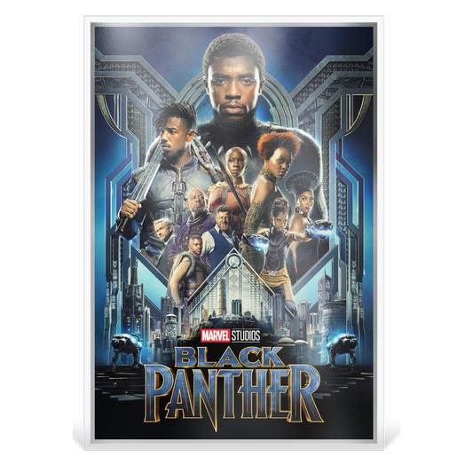 Marvel - Infinity Saga Foil Phase 3 - Black Panther: 4. - 1.5oz Silver Foil
